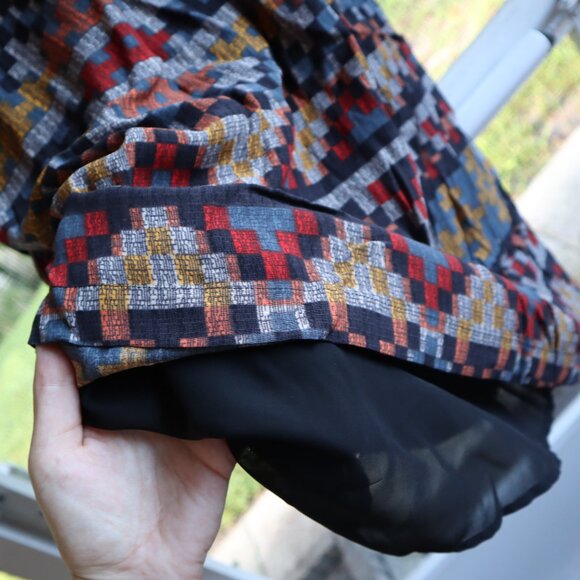 Pendleton multicolour Aztec print midi dress size 12 - Picture 6 of 8